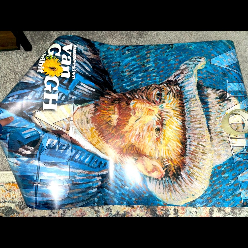 Vincent van goh emersive experience art poster NWT
